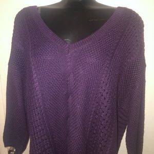 Purple Torrid Tunic sweater